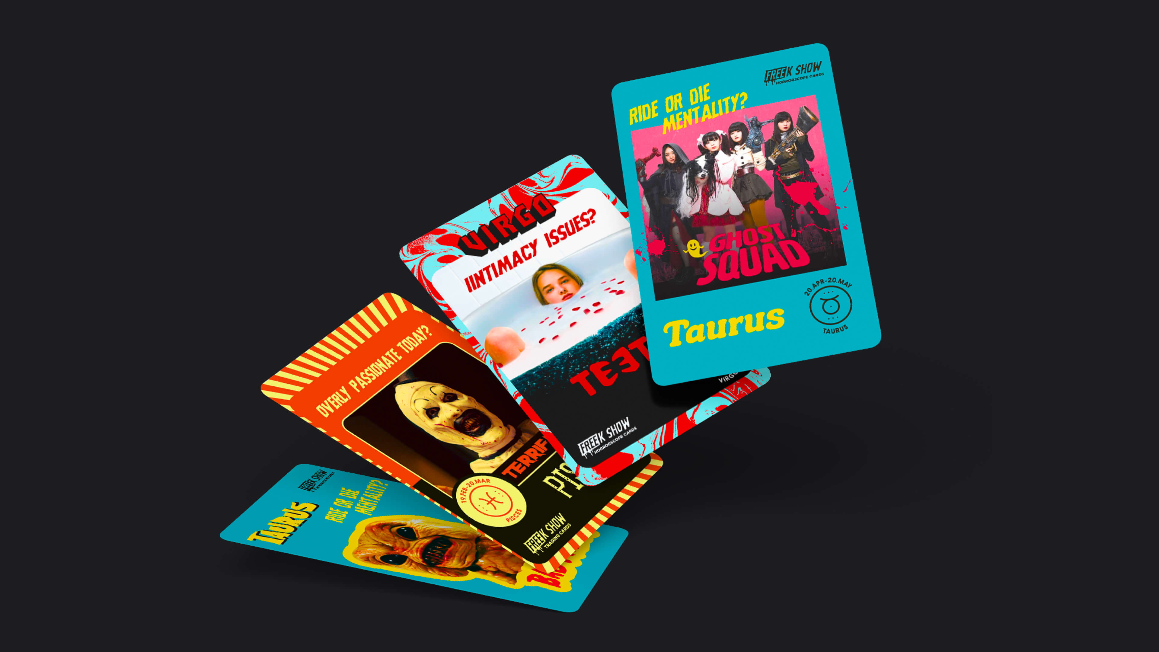 Freek Show Cards